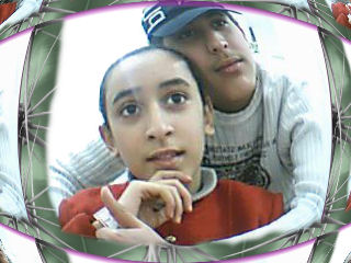 moi avec ma petite jolie seour