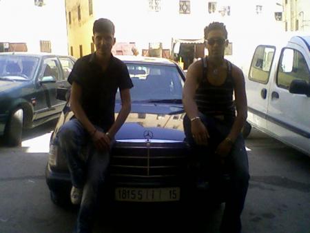 ben moi avec mon ami reda avec une 190